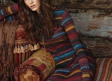 مدل لباس با رنگ های تترادیک